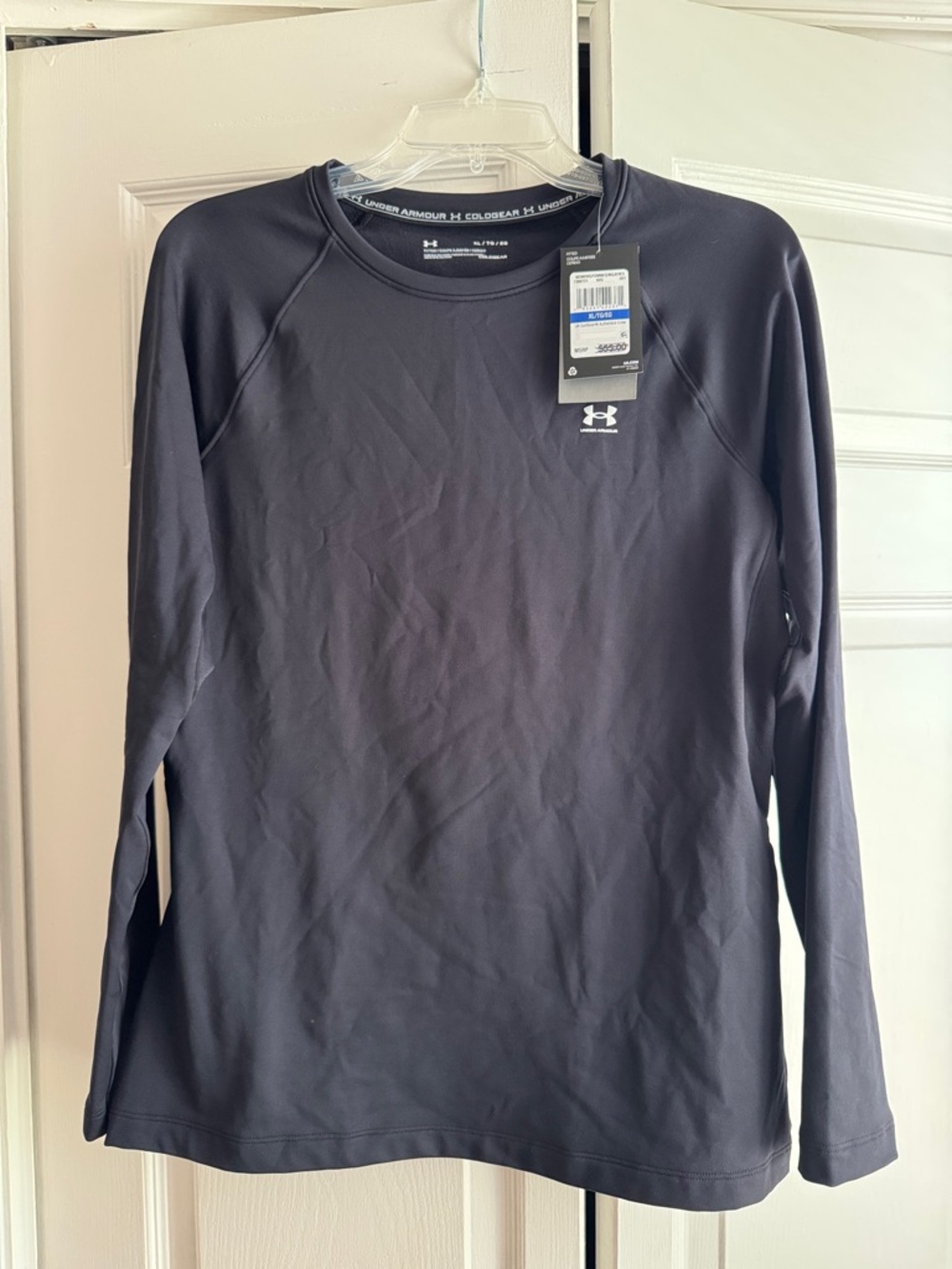 Under Armour Women’s Cold Gear Fitted Long Sleeve Crew - Black